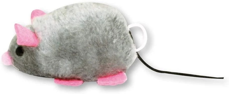 Игрушка для кошек Croci мышь механическая, 8 см
