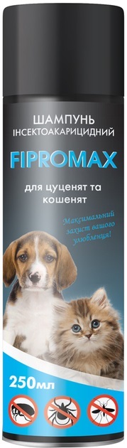 Шампунь Fipromax против блох для котят и щенков, 250 мл