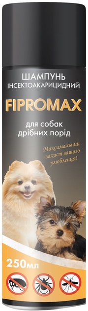 Шампунь Fipromax против блох для собак мелких пород, 250 мл