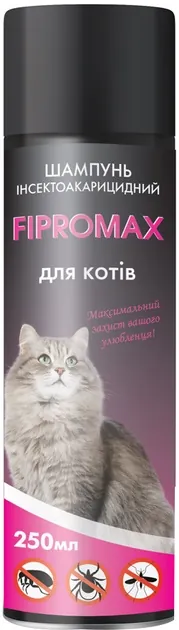 Шампунь Fipromax проти бліх для котів, 250 мл