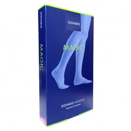 Гольфы компрессионные Sigvaris Magic 35021 класс компрессии 1, закрытый мысок, высота normal, телесный, размер S