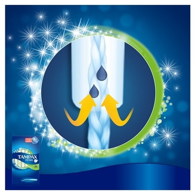 Тампони Tampax Pearl Super з аплікатором, 3 краплі, 18 штук