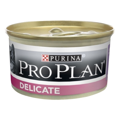 Корм влажный Purina Pro Plan Delicate для кошек с чувствительным пищеварением, 85 г