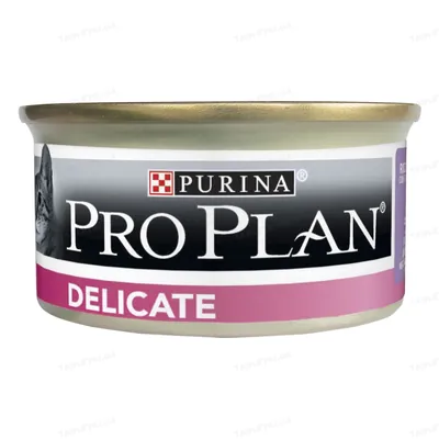 Корм вологий Purina Pro Plan Delicate для кішок з чутливим травленням, 85 г