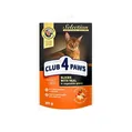 Корм вологий для дорослих кішок Club 4 Paws Selection Преміум з телятиною та овочами в соусі, 80 г