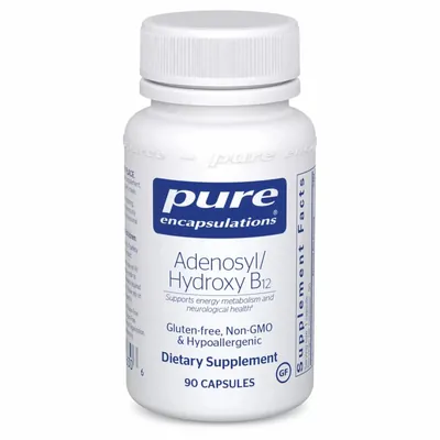 Вітамін B12 Pure Encapsulations Adenosyl/Hydroxy B12 2000 мкг, 90 капсул