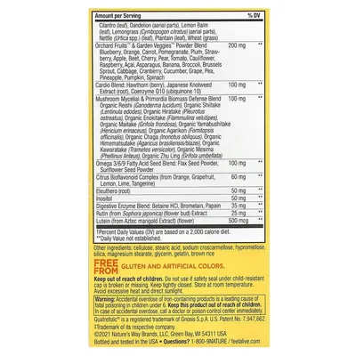 Мультивітаміни Nature's Way Alive! Max3 Potency Multivitamin With Iron, 60 таблеток