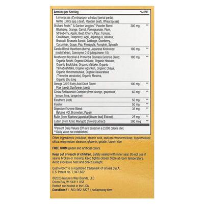 Мультивітаміни Nature's Way Alive! Max3 Potency Multivitamin Without Iron, 90 таблеток