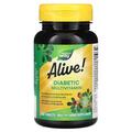 Мультивитамины для диабетиков Nature's Way Alive! Diabetic Multivitamin, 60 таблеток