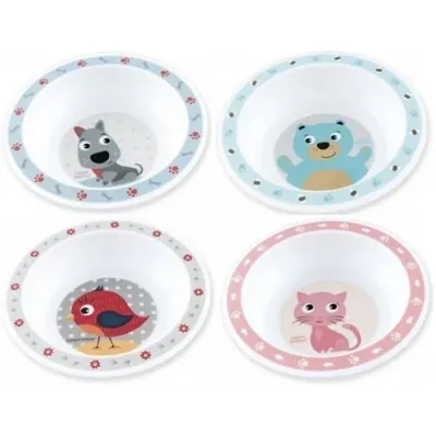 Тарілка Canpol Babies Cute Animals пластикова глибока, 4/412