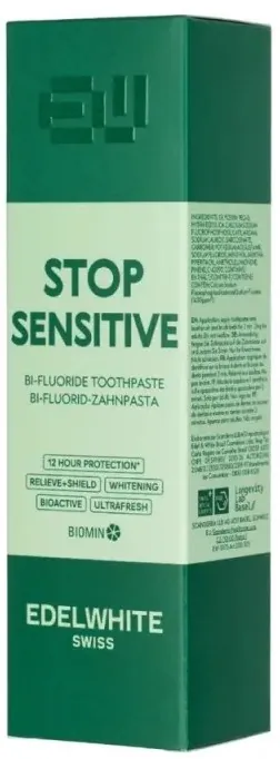 Зубна паста Edel White Stop Sensitive для чутливих зубів 75 мл