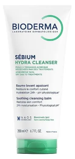 Бальзам для обличчя Bioderma Sebium Hydra очищаючий, 200 мл