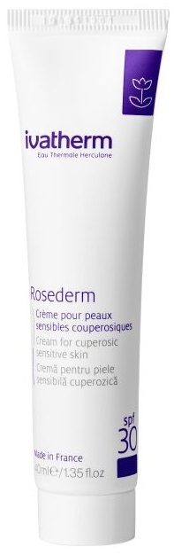 Крем для лица Ivatherm Rosederm SPF30 для кожи склонной к покраснению, 40 мл