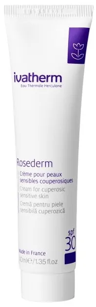 Крем для обличчя Ivatherm Rosederm SPF30 для шкіри схильної до почервоніння, 40 мл