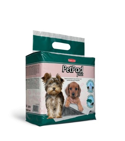 Пеленки для животных Padovan Pet Pad Plus с активированным углем и феромонами 60 x 60 см, 10 штук