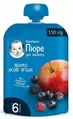 Пюре фруктове Gerber Яблуко з лісовими ягодами, 150 г