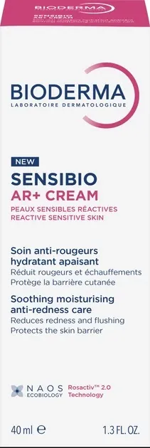Крем для обличчя Bioderma Sensibio AR+ для чутливої шкіри з розацеа, 40 мл