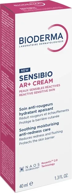 Крем для обличчя Bioderma Sensibio AR+ для чутливої шкіри з розацеа, 40 мл