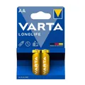 Батарейка Varta Longlife AA лужна, 2 штуки