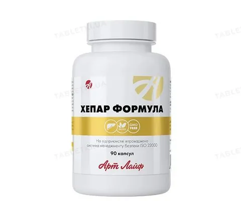 Хепар Формула Артлайф Натуральний гепатопротектор, 90 капсул