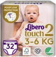 Підгузки Libero Touch розмір 2, 3-6 кг, 32 шт