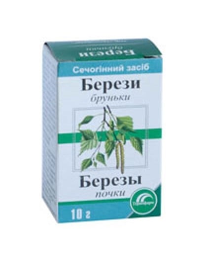 Березы почки по 10 г в пач. с внут. пак.