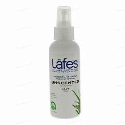 Дезодорант-спрей Lafe's Unscented Алое без запаху, 118 мл