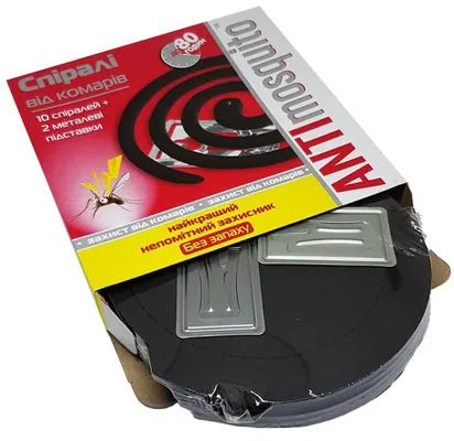 Спіралі від комарів Anti Mosquito, 10 шт