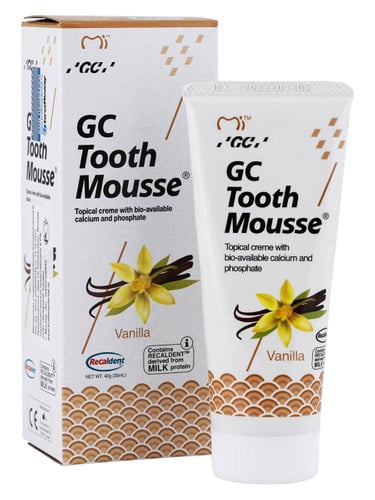 Крем для зубов GC Tooth Mousse для восстановления эмали Ваниль, 35 мл