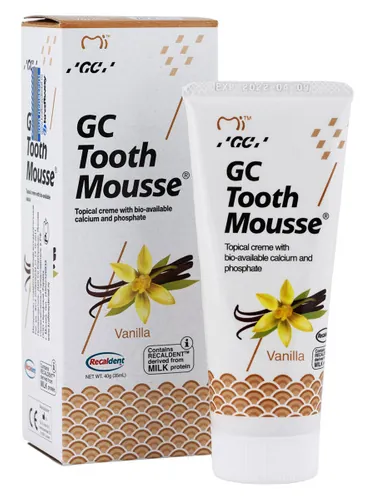 Крем для зубів GC Tooth Mousse для відновлення емалі Ваніль, 35 мл