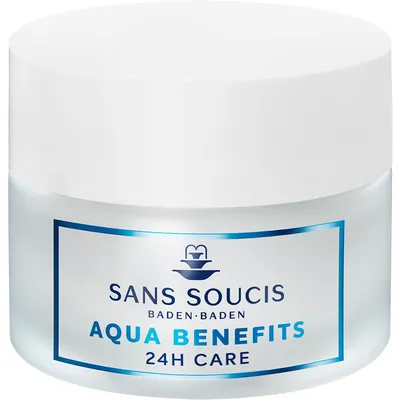 Крем-догляд Sans Soucis Aqua Benefits 24h зволоження для нормальної шкіри, 50 мл