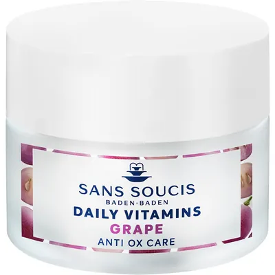 Крем-догляд Sans Soucis Daily Vitamins антиоксидантний Виноград для зрілої шкіри, 50 мл