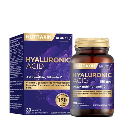 Гіалуронова кислота Nutraxin Beauty Hyaluronic Acid таблетки №30