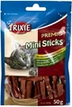 Ласощі для котів Trixie 42708 Premio Mini Sticks курка/рис, 50 г