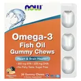 Омега-3 Риб'ячий жир NOW Omega-3 Fish Oil зі смаком маракуї, 36 жувальних цукерок