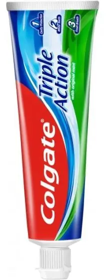 Зубна паста Colgate Triple Action Потрійна дія Натуральна м'ята, 150 мл