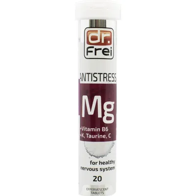 Антістрес Магній + В6 Dr.Frei Antistress Mg + B6 таблетки шип. №20 у тубах