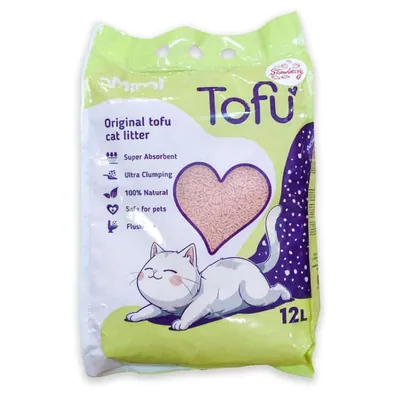 Наповнювач для котячого туалету Mimi Cat Tofu соєвий з ароматом, 12 л