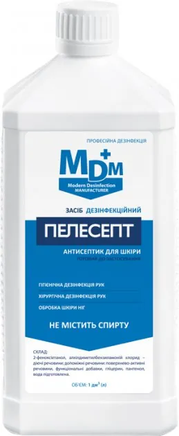 Пелесепт засіб антисеп. д/рук по 1000 мл у флак.