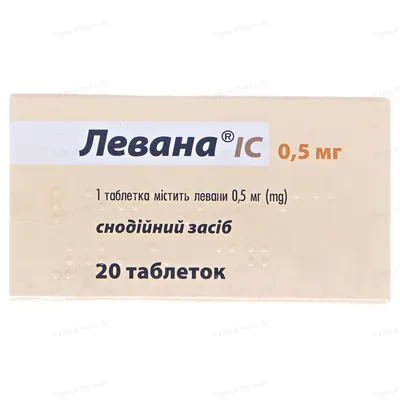 Левана IC таблетки по 0.5 мг №20 (10х2)