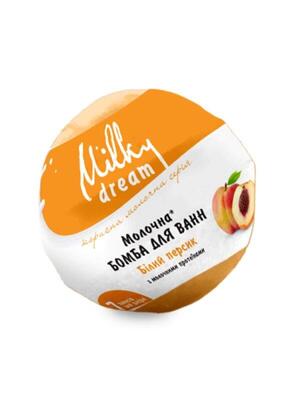 Бомба для ванн Milky Dream Молочна Білий персик, 100 г