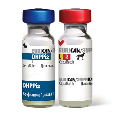 Еурікан DHPPI2 + LR вакцина для собак по 1 дозі у флак.