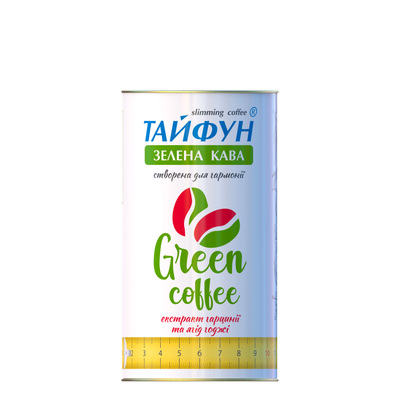 Тайфун кофе зеленый с Гарцинией и ягодами Годжи по 100 г в бан.
