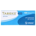 Табекс таблетки, п/о по 1.5 мг №100 (20х5)