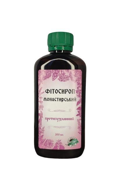 Сироп Монастирський протипухлинний на основі фітору, 200 мл