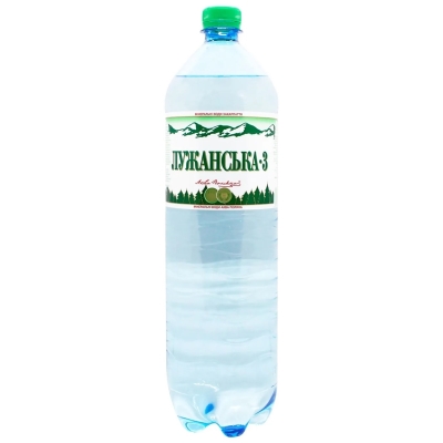 Вода мінеральна Лужанська сильногазована, 1,5 л