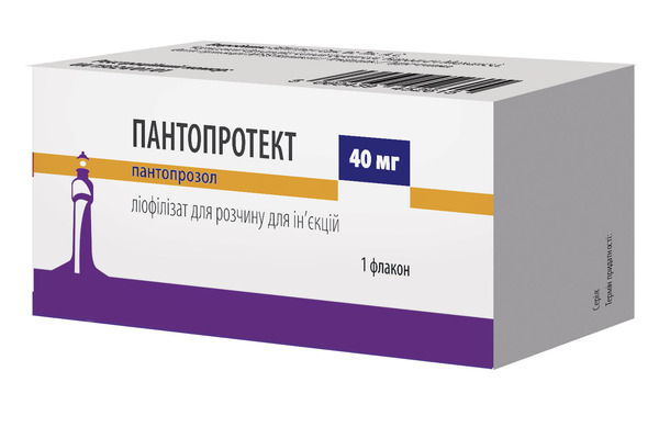 Пантопротект лиофилизат для р-ра д/ин. по 40 мг №1 во флак.