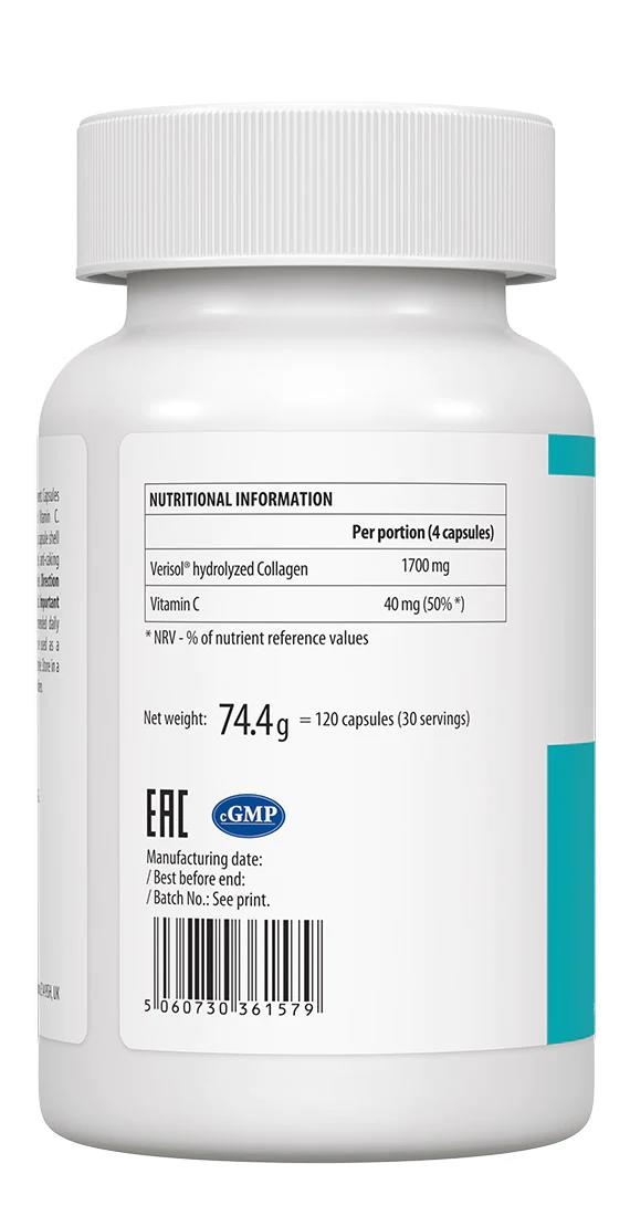 Коллаген VPLab UltraVit Collagen Type I&III, 120 капсул