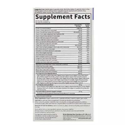 Мультивитамины для мужчин Garden of Life Vitamin Code, 120 вегетарианских капсул