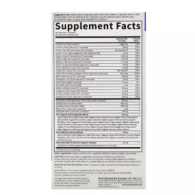 Мультивітаміни для чоловіків Garden of Life Vitamin Code, 120 вегетаріанських капсул
